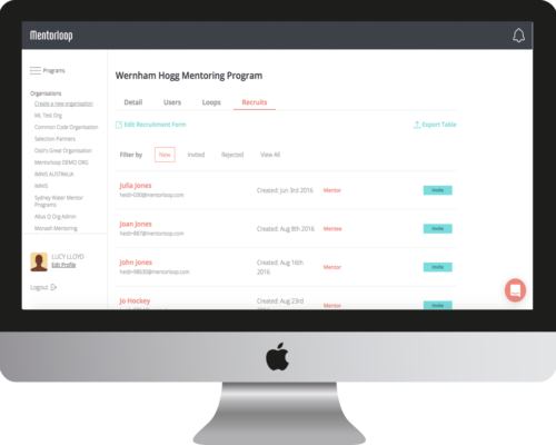 Onboarding-feature Mentoring user onboarding