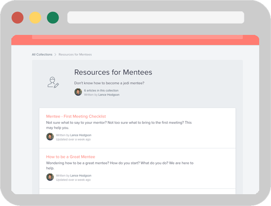 mentoring resources