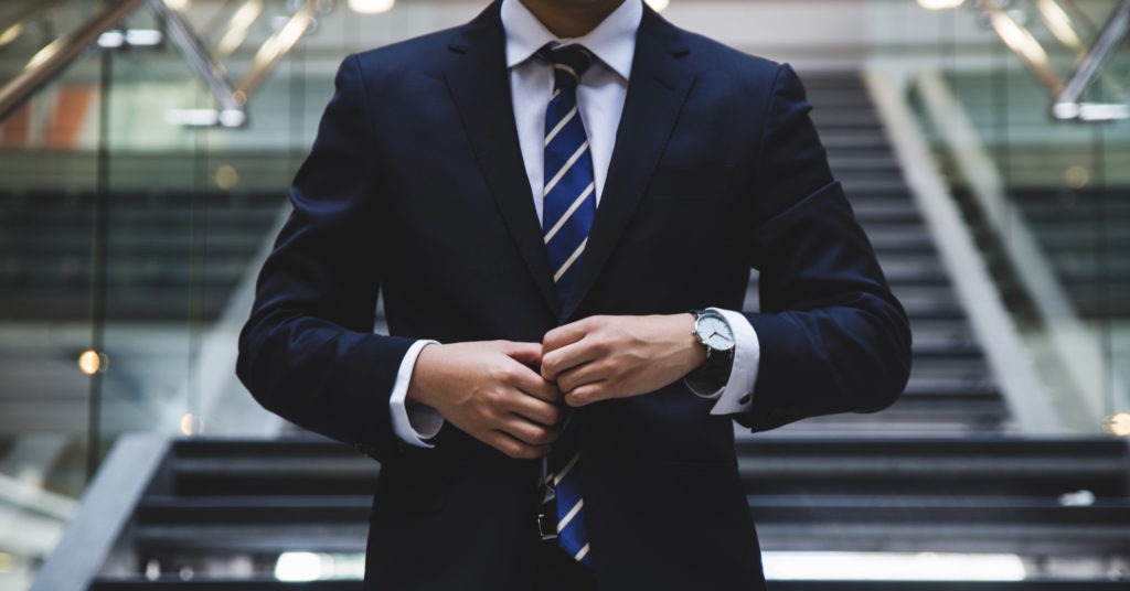 business man in suit