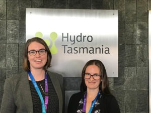 Lauren and Pippa of Hydro Tasmania