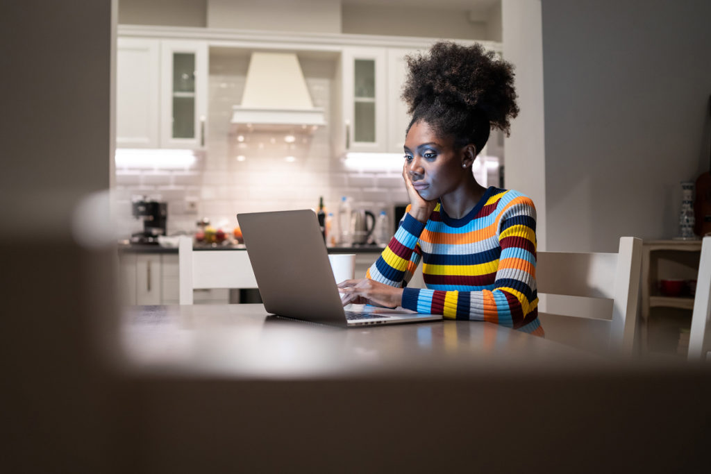 Working from home in uncertain times can be stressful